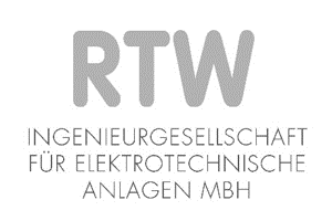 Logo RTW Ingenieurges. für elektrotechnische Anlagen mbH