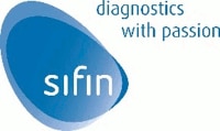 Das Logo von sifin diagnostics gmbh