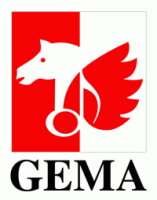 Das Logo von GEMA - Gesellschaft für musik. Aufführungs- und mechan. Vervielfältigungsrechte