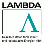Das Logo von LAMBDA Gesellschaft für Klimaschutz und regenerative Energien mbH