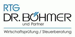 Das Logo von RTG Revisions- und Treuhand GmbH Dr. Böhmer und Partner WPG StBG