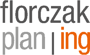 Das Logo von florczak plan-ing