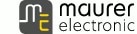 Das Logo von maurer electronic gmbh