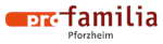 Das Logo von pro familia Pforzheim e.V.