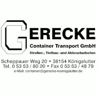 Das Logo von Gerecke Container Transport GmbH