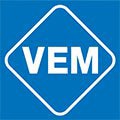 Das Logo von VEM motors GmbH