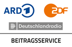 Das Logo von ARD ZDF Deutschlandradio Beitragsservice