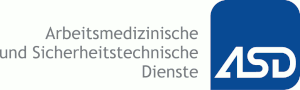 Das Logo von ASD GmbH - Arbeitsmedizinische und Sicherheitstechnische Dienste