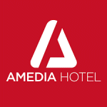 Das Logo von Amedia Dresden