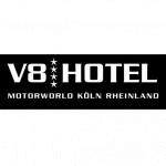 Das Logo von V8 Hotel Köln