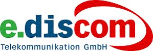 Das Logo von e.discom Telekommunikation GmbH