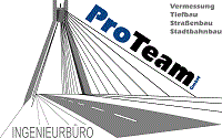 Das Logo von Ingenieurbüro Proteam GmbH Tief-, Straßen- und Stadtbahn- bau