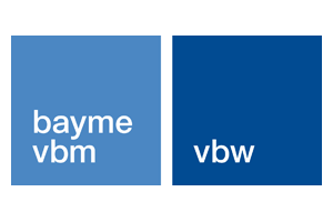 Das Logo von bayme vbm vbw - Die bayerische Wirtschaft