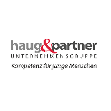 Das Logo von haug&partner unternehmensgruppe