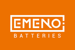 Das Logo von eMenO Batteries GmbH