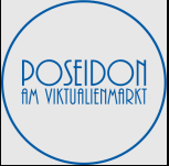 Das Logo von Poseidon am Viktualienmarkt