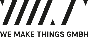 Das Logo von WE MAKE THINGS GmbH