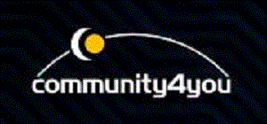 Das Logo von Community4you AG