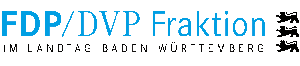 Das Logo von FDP/DVP Fraktion im Landtag von Baden Württemberg