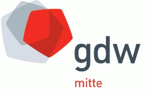 Das Logo von Genossenschaft der Werkstätten für behinderte Menschen Mitte eG (GDW)