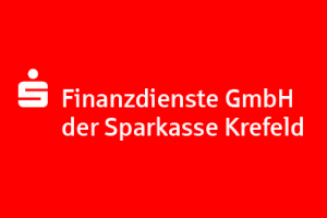 Das Logo von S - Finanzdienste GmbH der Sparkasse Krefeld