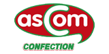 Das Logo von asCom Confection GmbH