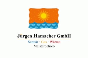 Das Logo von Jürgen Hamacher GmbH Sanitär. Gas. Wärme.