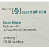 Das Logo von RAin Susan Böttger