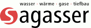 Das Logo von Sagasser GmbH Wasser-Wärme- Gase-Tiefbau