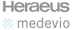 Das Logo von Heraeus Medevio GmbH & Co. KG