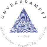 Das Logo von Unverkrampft - Agile Hilfen - Erziehung - Bildung GmbH