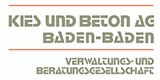 Das Logo von Kies und Beton AG Baden-Baden