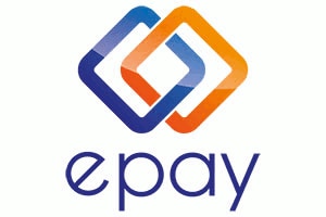 Das Logo von epay, a Euronet Worldwide Company