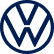 Das Logo von Volkswagen AG