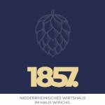 Das Logo von 1857. niederrheinisches Wirtshaus