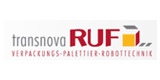 Das Logo von transnova-RUF Verpackungs- und Palettiertechnik GmbH