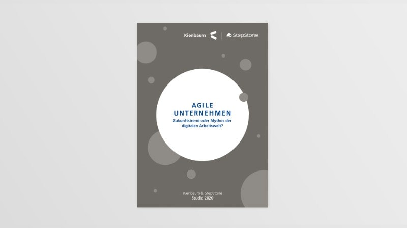 Agile Unternehmen Cover – Zukunftstrend oder Mythos der digitalen Arbeitswelt? Kienbaum & StepStone Studie 2020