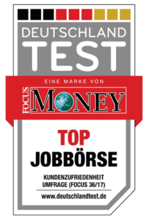 Deutschland Test: Top Jobbörse in einer Kundenzufriedenheitsumfrage von 2017