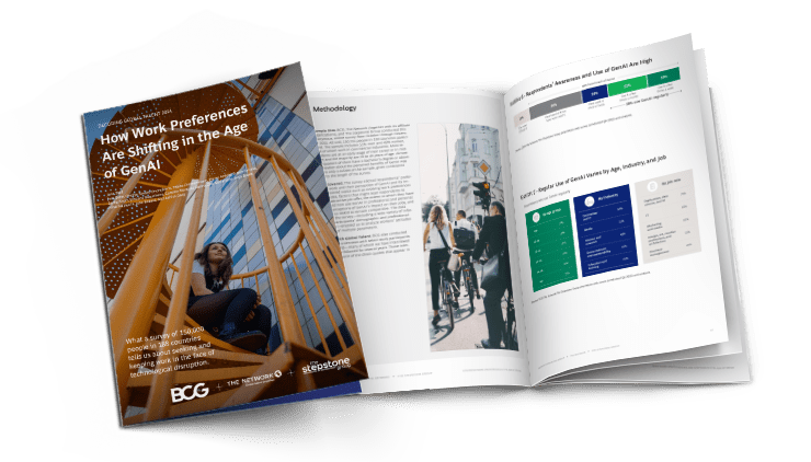 Aufgeklappte Studie: "Decoding Global Talent 2024 - How Work Preferences Are Shifting in the Age of GenAI"